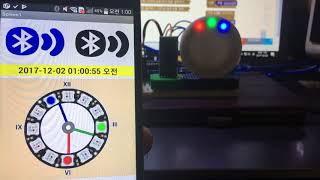 WS2812 12Ring Clock for AppInventor(네오픽셀 시계, 앱인벤터)