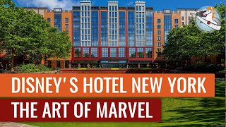 Disney's Hotel New York - The Art of Marvel | Disneyland Paris Hotel Tour | [DE] [Untertitel]