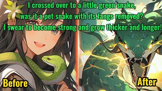 Starting from a small green snake, it undergoes a tremendous transformation!