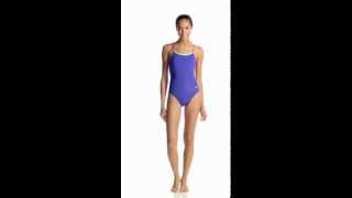 Dolfin Bellas Solids Butterfly Back One Piece Swimsuit | SwimOutlet.com