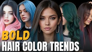 2025 BOLD HAIR COLOR Trends You Can’t Miss!