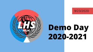 LHSMUN Demo Day 2020
