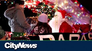 Santa visiting Montreal parks this season