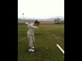 Jane golfing