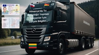 Real Information for Those Who Want to Become a Truck Driver in Germany