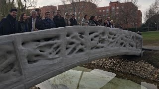 Se inaugura en Alcobendas el primer puente del mundo impreso en 3D