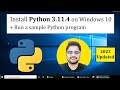 How to install Python 3.11.4 on Windows 10 | Amit Thinks