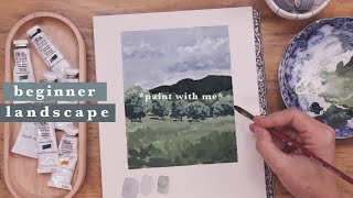 How to ACTUALLY Paint Great Watercolor Landscapes as a BEGINNER