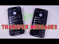 How to Transfer Text Messages From Old iPhone to New iPhone 17