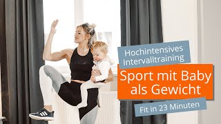 Fit mit Baby HIIT Workout - Sport für Mama und Baby - Mamafitness