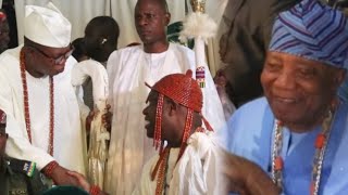 See How Gani Adams Greet Ooni Of Ife At Baba Ijebu 89th Birthday