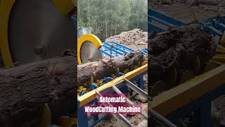 Install this Automatic Wood Cutting Machine to Save Labour Cost and Time #woodcutting #machine