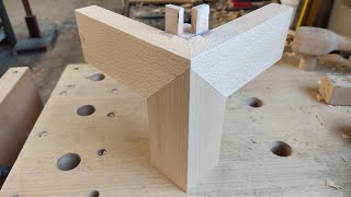 Hanging pin shoulder tenon, traditional tenon and tenon production-5