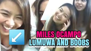 MILES OCAMPO NASILIPAN NG PAULIT ULIT SA FB LIVE PINAY CELEBRITY