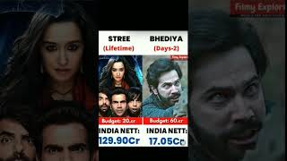 Bhediya Vs Stree Movie Comparison || Box office Collection #shorts #viral #short #movie #movieupdate