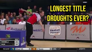 The LONGEST title droughts ever in PBA history | 2025 PBA Delaware Classic