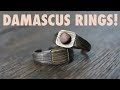 Teaching my brother how to forge a DAMASCUS RING