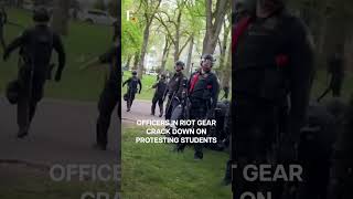 Pro-Palestinian Protesters Scuffle With Police At Portland State University | Subscribe to Firstpost