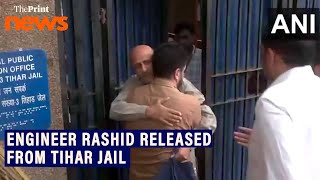 Baramulla MP Engineer Rashid released from Tihar jail after being granted interim bail