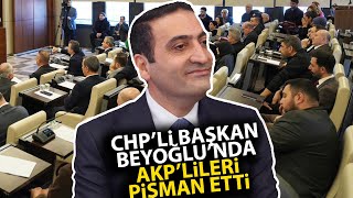 Beyoğlu'nda CHP'li İnan Güney, AKP'li Meclis Üyelerini konuştuklarına pişman etti