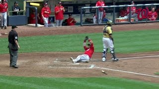 WSH@MIL: Robinson doubles in Rendon and Escobar