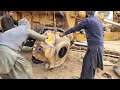 Restoration Komatsu Final Drive Assembly  How Dozer Final Drive and idler Wheel Repairing