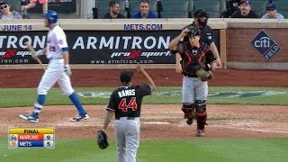 MIA@NYM: Ramos fans Campbell, completes four-out save