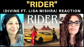 RIDER (DIVINE FT. LISA MISHRA) REACTION! || PUNYA PAAP
