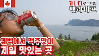 안주가 필요 없는 캐나다 퀘벡 주 최고 맥주 맛집 - 가스페 포릴리옹 국립공원 Ep.28