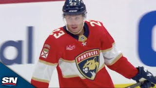 Panthers’ Verhaeghe Taps In Beautiful Backdoor Feed From Barkov