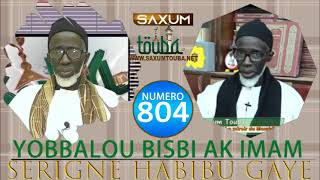 N°804 YOBBALOU BISBI AK IMAM HABIB GAYE