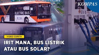 Bus Listrik vs Bus Solar, Siapa Menang Irit?