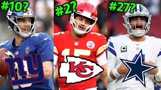 Ranking all 32 NFL Starting Quarterbacks of 2019 from WORST to FIRST