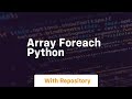 array foreach python