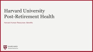 Post-Retirement Health Presentation