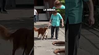 Perro Salvó A Señora Ciega De Un Trágico Accidente 😭