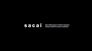 sacai 2022 men's Autumn \u0026 Winter collection, 2022 Pre Autumn collection