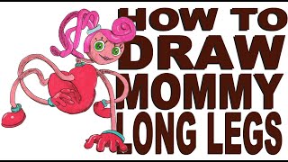 How to draw Mommy Long Legs (Poppy Playtime)