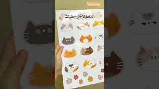 Tự làm sticker tại nhà #diy #diysticker #tulamsticker