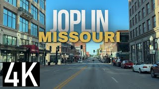 Road Tour of Downtown Joplin, Missouri in 4K - Joplin Driving Tour