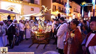 La processione e accensione delle luminarie di santa Cristina di Gallipoli (LE)