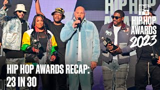 Hip Hop Awards '23 Recap Of Legendary Performances & Hip Hop Recognition | Hip H