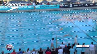 Men's 100m Butterfly A Final   2013 Junior Nationals