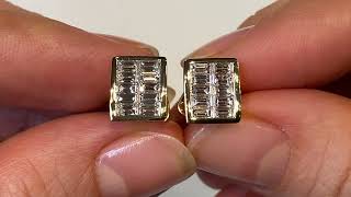 D Flawless Diamonds Earrings at 1.00 carat by Kat Florence KFD230