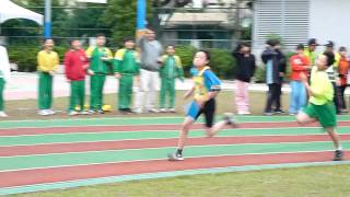 北區運動會雨聲六乙班級大隊接力決賽第一名