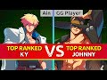 GGST ▰ Ain (TOP Ranked Ky) vs GG Player (TOP Ranked Johnny). High Level Gameplay