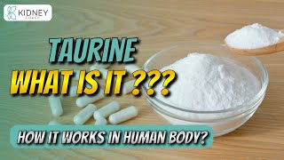 What Is Taurine? | How Taurine Works In Human Body?