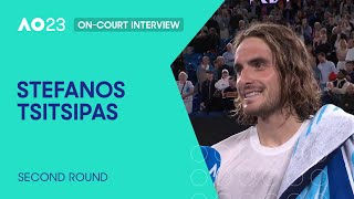 Stefanos Tsitsipas On-Court Interview | Australian Open 2023 Second Round