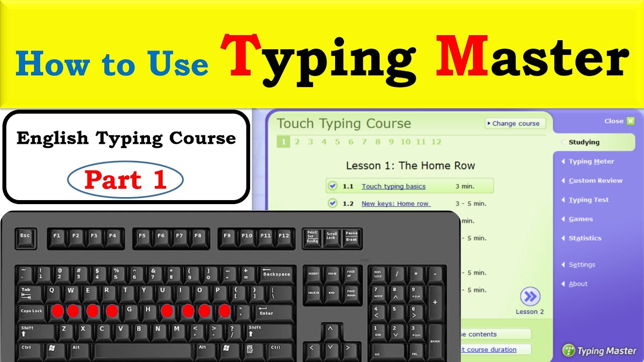 Typing Master Beginner Guide Youtube