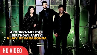 HANDSOME Vijay Deverakonda With Charmy Kaur \u0026 Puri Jagannath at Apoorva Mehta's Birthday Party